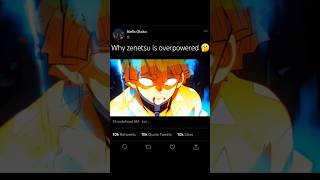 Why zenetsu is overpowered anime demonslayeredit shorts zenetsu [upl. by Lamrert]