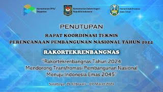 Penutupan Rakortekrenbang Tahun 2024 [upl. by Xavier]