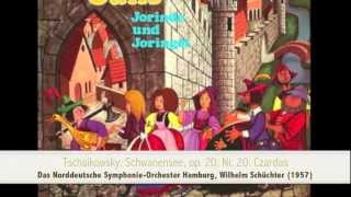 Tschaikowsky Schwanensee Czardas  Norddt SymphonieOrch W Schüchter 1957 [upl. by Onirefez743]