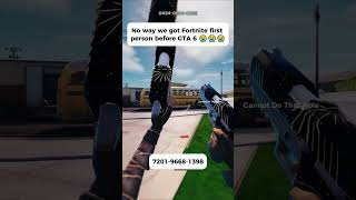 No way we got Fortnite first person before GTA 6 😭😭😭 fortnite fortnitecreative fortniteshorts [upl. by Nellda]