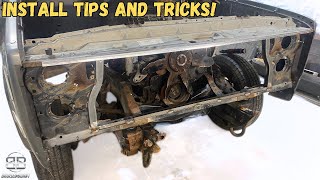 Square Body Cummins Swap Rob Bonney Fabrication Intercooler Mount Install Tips [upl. by Raye71]