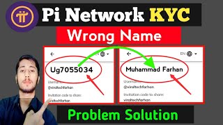 Pi Account Name Different problem Solution  Pi network name change problem  pi network [upl. by Synn]