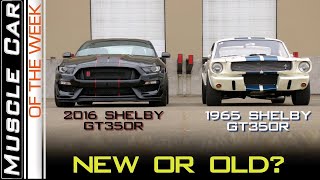 2016 Ford Shelby GT350R vs 65  Muscle Car Of The Week Video Episode 302 V8TV [upl. by Holman]