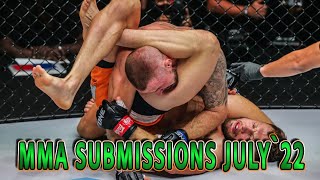 MMA submissions July 2022 [upl. by Kapeed]