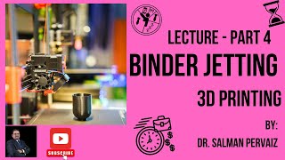 3D Printer Binder Jet Explained Lecture 4 [upl. by Ellehciram]