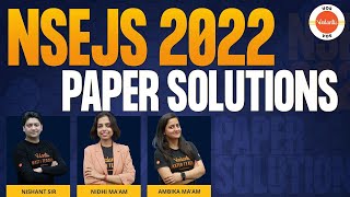 NSEJS 2022  LIVE Paper Solving and Analysis  Chemistry  Physics  Biology  VOS [upl. by Lebasile]