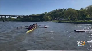 Rowers Prepare For Day 2 Of Dad Vail Regatta In Schuylkill River [upl. by Sualokcin763]