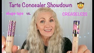 Tarte Concealer Showdown 2  Shape tape vs Creaseless  BentlyK [upl. by Longtin609]