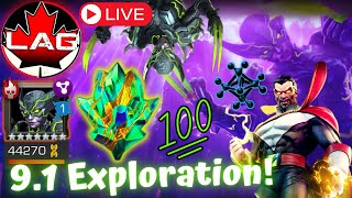 Act 91 100 Exploration X23 Orochi Boss Fight Juicy Rewards  Crystal Opening Main Account MCOC [upl. by Eiggam]