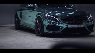 Chrome Turquoise Wrap w ARMYTRIX  Episode 06  Mercedes AMG C43  4K [upl. by Ellatnahc519]