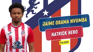 Jaime Obama Nvumba l Hatrick l FA Cup 1st Qualifying Round [upl. by Akinert]