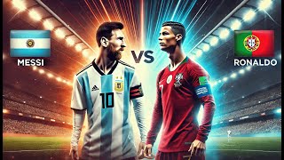 Messi vs Ronaldo  Epic Showdown  Inter Miami vs Portugal  Legendary Gameplay [upl. by Aelat144]