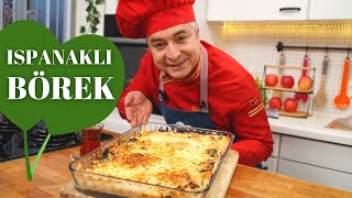 Bu Börek Tarifine Bayılacaksınız❗️Ispanaklı Lor Peynirli Nefis Börek Tarifi 👨‍🍳 CHEF OKTAY USTA [upl. by Iraam]