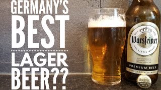 Warsteiner Premium Lager Beer Review  Brauerei Warsteiner [upl. by Oleg]