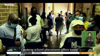 Gauteng Department of Education to start issuing placement offers [upl. by Payne]