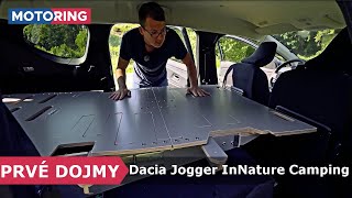 PRVÉ DOJMY  Dacia Jogger InNature Camping  Z kombi vznikol minikaravan  Motoring TA3 [upl. by Ambrosi]