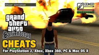 GTA San Andreas Cheats [upl. by Lilia]