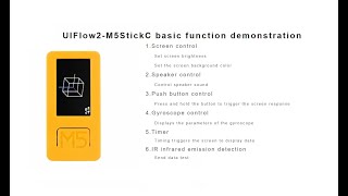 Comes with function programming demonstration  M5StickC [upl. by Michale]