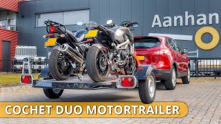 Cochet DUO zakbare motortrailer bij Aanhangcars [upl. by Letsyrhc853]