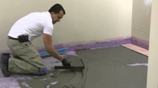 How To Float And Prepare Floor For Tile Installation [upl. by Ziagos203]