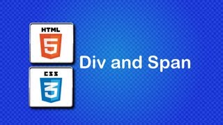 HTML5 and CSS3 Beginner Tutorial 19  Div and Span [upl. by Sharman]