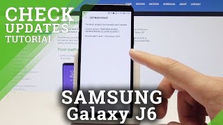 How to Check Update on Samsung Galaxy J6  Find Out Current System Version [upl. by Fair]