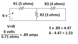 Circuit with Two voltage sources how to find voltages of each resistor parallel and series [upl. by Aaberg691]