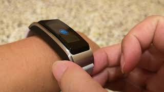 HUAWEI TalkBand B5 手環拆卸操作 [upl. by Marshal760]