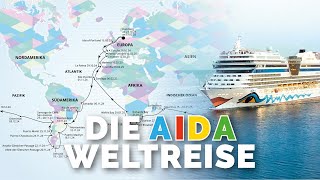 AIDA Weltreise 117 Tage Abenteuer mit AIDAsol [upl. by Bebe200]