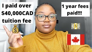 How I paid tuition fee in Canada as an international student in Canada [upl. by Aiet]