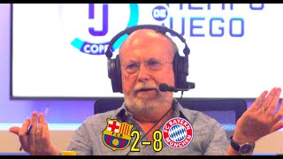 ¡HUMILLACIÓN HISTÓRICA Así narró el Barcelona 28 Bayern Munich en COPE Manolo Oliveros [upl. by Eveam]