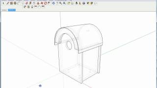 SketchUp 06 vogelhuisje [upl. by Flavio]