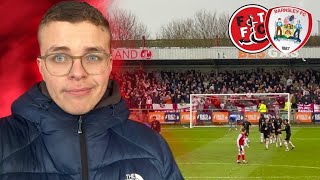 BARNSLEY FANS GO MENTAL AT FLEETWOOD  FLEETWOOD TOWN VS BARNSLEY VLOG  12 [upl. by Skipp]