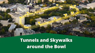 USask Campus Tour  Tunnels and Skywalks around the Bowl [upl. by Nnaeitak49]