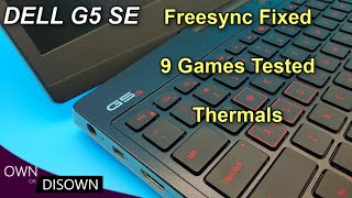 DELL G5 SE 4800H  5600m  Games Benchmarks  Thermals [upl. by Brenn]