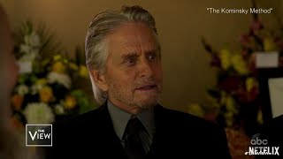 Michael Douglas on quotKominsky Methodquot amp Catherine Zeta Jones  The View [upl. by Tumer]