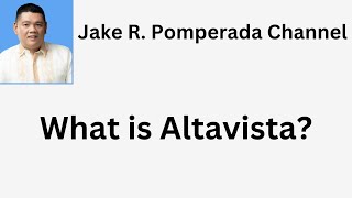 What is Altavista [upl. by Shellans]