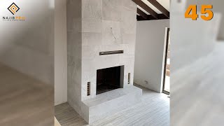 Tile Around Fireplace amp Bathroom Tiling 45 [upl. by Rici]