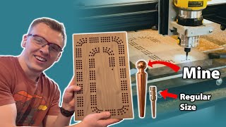 I Made a Custom Cribbage Board for my Parents [upl. by Oirasor515]