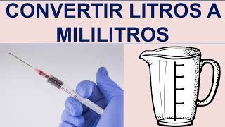 Convertir litros a mililitros [upl. by Akinak]