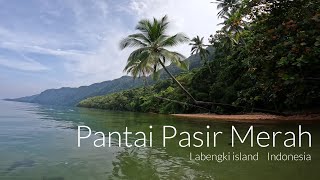 Pantai Pasir Merah Pulau Labengki Konawe Utara Sulawesi Tenggara Indonesia [upl. by Imim421]