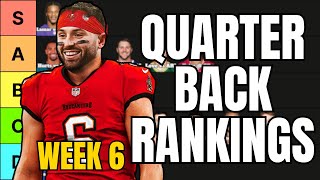 Top 18 Quarterback Rankings For Week 6 Fantasy Football [upl. by Yleve670]