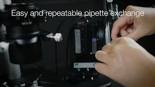 Scientifica PatchStar Micromanipulator  Unique pipette exchange system [upl. by Nediarb984]