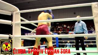 Campionatul National de Kickbox si Muay Thai 2013  Spetcu Cristian  Adrian Ghita [upl. by Anyrb89]