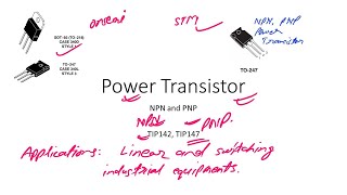 081 Power Transistor parts details and selection NPN and PNP [upl. by Latsyrhc]