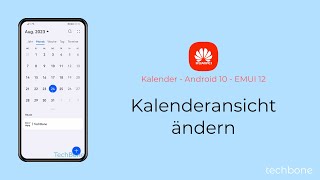 Kalenderansicht ändern  Huawei Android 10  EMUI 12 [upl. by Harp]