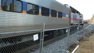 MARC Train 891 Pulled by GP40 Departs Silver Spring 352010 [upl. by Nairadal353]