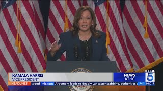 VP Kamala Harris campaign for president kicks into high gear [upl. by Amaryllis141]