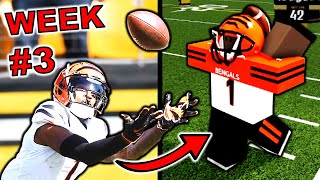 THE BEST PLAYS OF NFL WEEK 3 RECREATED IN ROBLOX FOOTBALL FUSION [upl. by Sturrock]