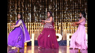 Grooms sisters dance performance at wedding  Piyush and Prachi  Sangeet night [upl. by Lerrud]